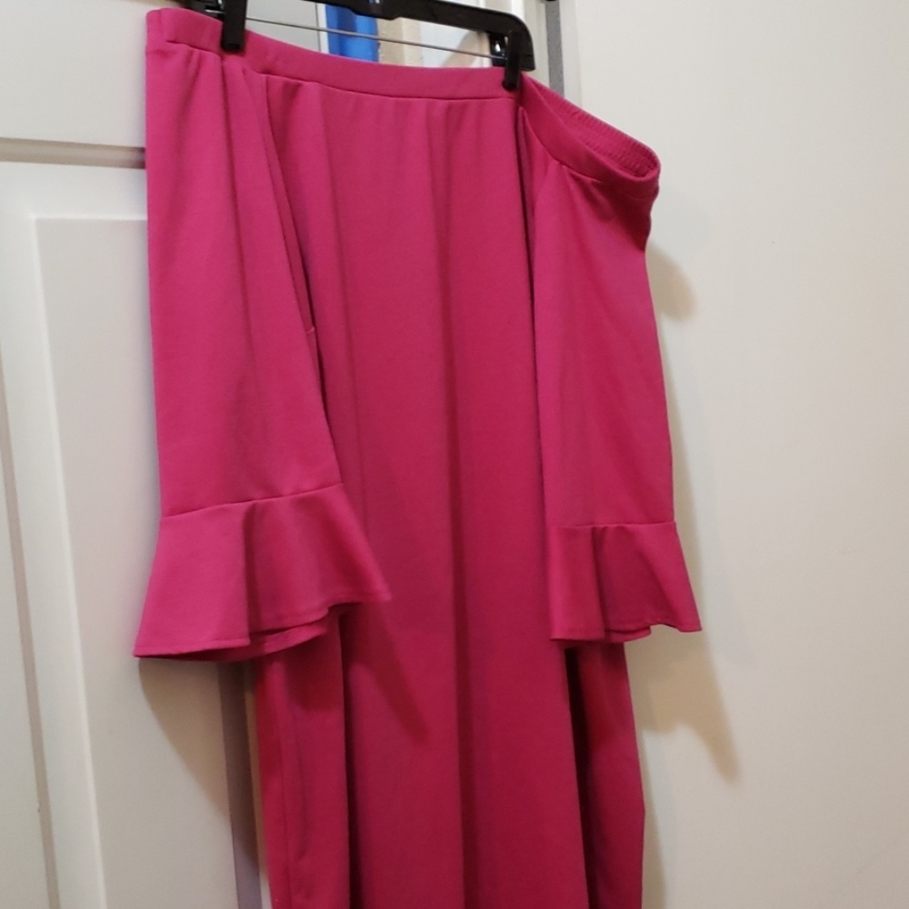 fushia dress